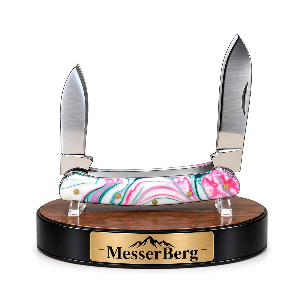 Taschenmesser mit 2 Klingen – Buntes Sammler- & Geschenkstück
